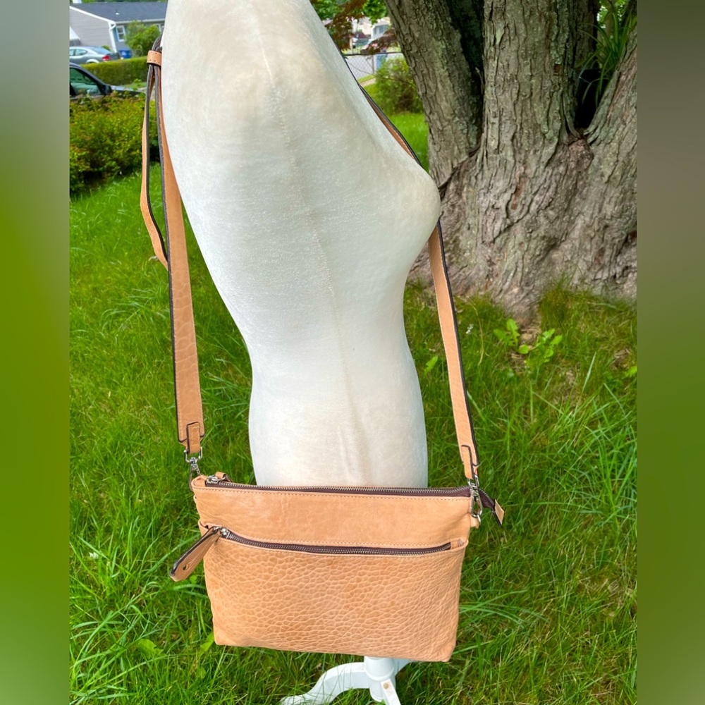 Maxon Collection Crossbody; Italian Textured Leather